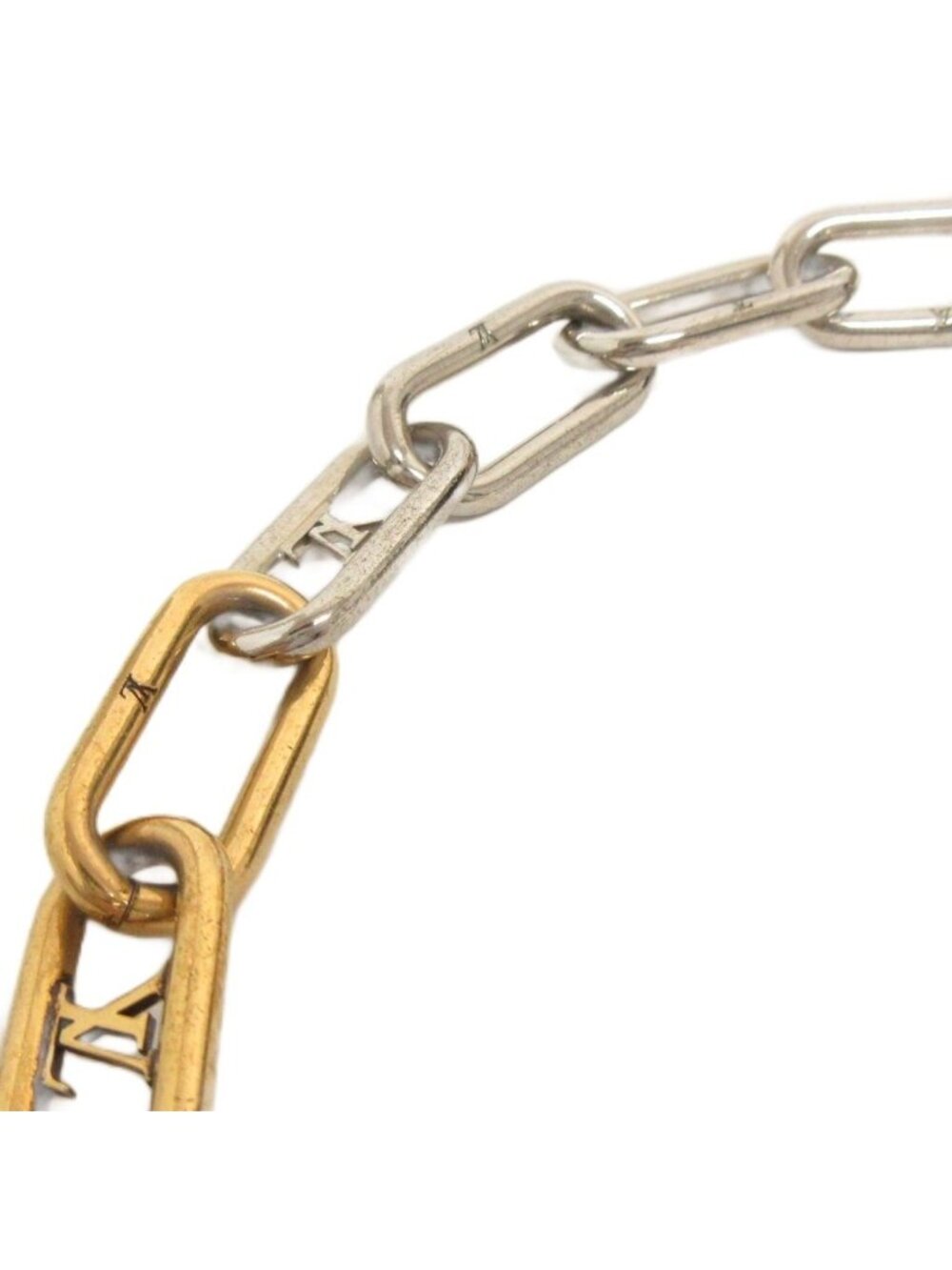 Louis Vuitton Collier Signature Chain Monogram Necklace Multicolor - Picture 7 of 8